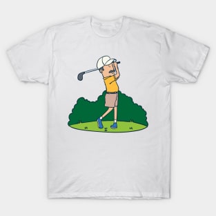 Retired Golf Golfer Grandpa T-Shirt